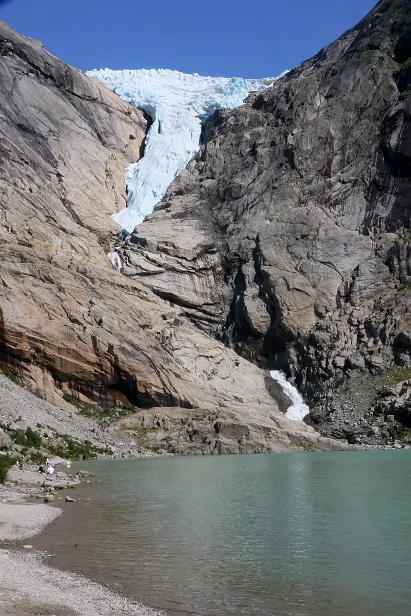Briksdal Gletscher Briksdalsbreen (Briksdal glacier)